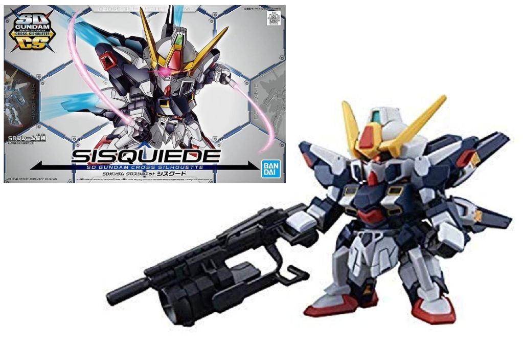 GUNDAM - Model Kit - SD Cross Silhouette Sisquiede