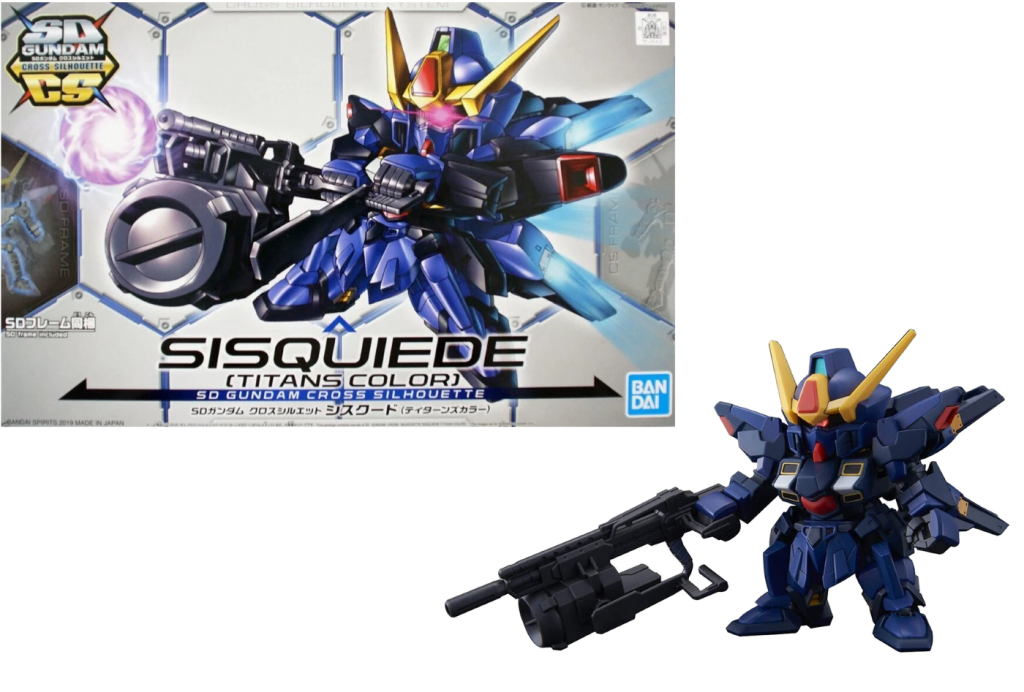 GUNDAM - Model Kit - SD Cross Silhouette Sisquiede 'Titans Color'