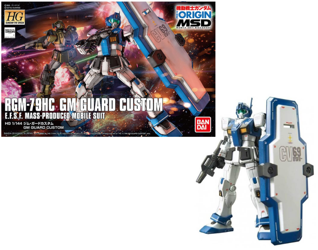 GUNDAM The Origin - Model Kit - HG 1/144 - Guard Custom