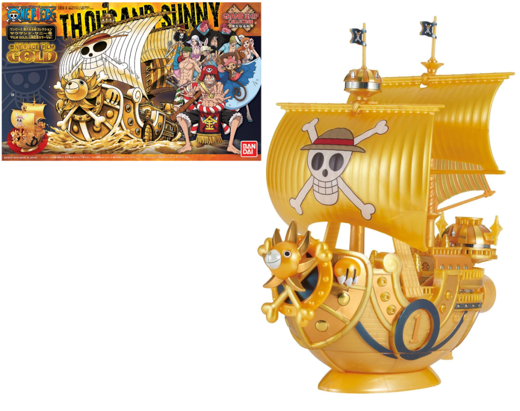 ONE PIECE - Model Kit - Ship - Thousand Sunny Gold - 15 CM