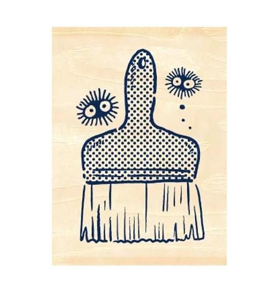 [PREORDER] MY NEIGHBOR TOTORO - Noiraudes & Brush - Wooden stamps 2x2.2x3cm