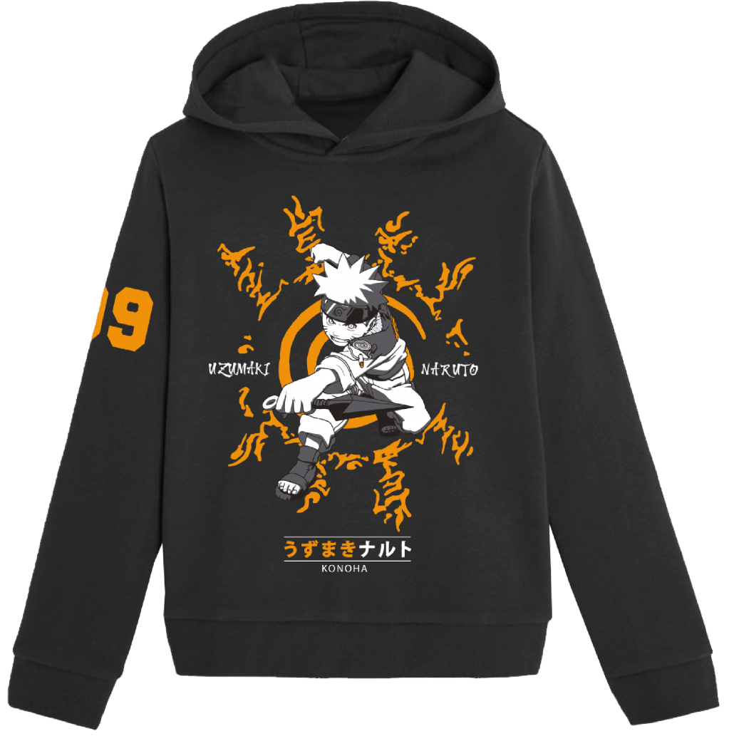 NARUTO - Naruto Uzumaki Konoha - Kid Sweat-Shirt (6 Ans)