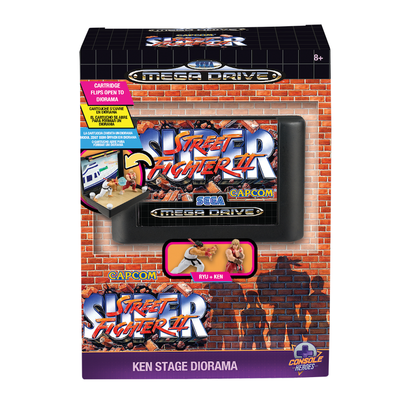 [PREORDER] CONSOLE HEROES - Mega Drive Street Fighter 2 - Statue 7cm