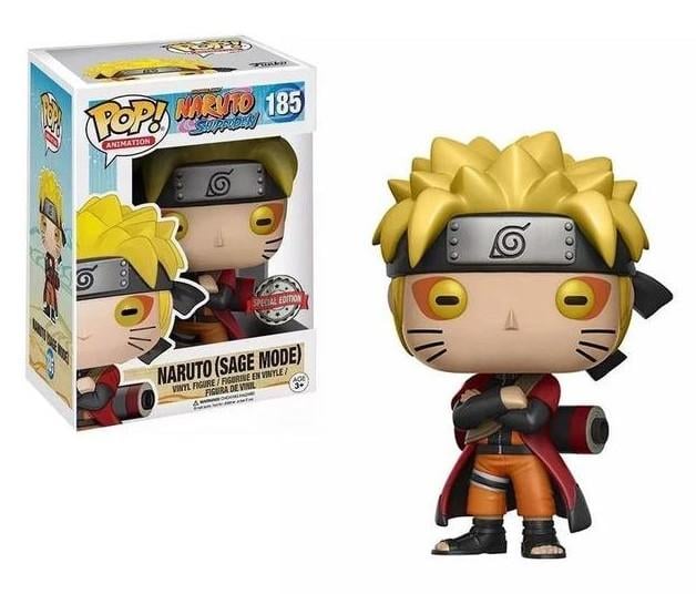 Naruto Shippuden POP! Animation Vinyl Figure Naruto (Sage Mode) 9 cm