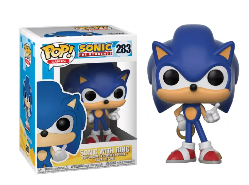 Sonic The Hedgehog POP! Games Vinyl Figure Sonic (Ring) 9 cm