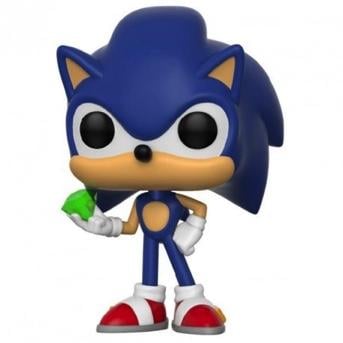 Sonic The Hedgehog POP! Games Vinyl Figure Sonic (Emerald) 9 cm