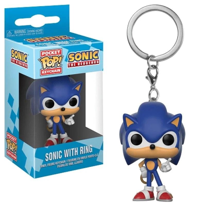 [PREORDER] Sonic The Hedgehog POP! Vinyl Keychain Sonic (Ring) 4 cm