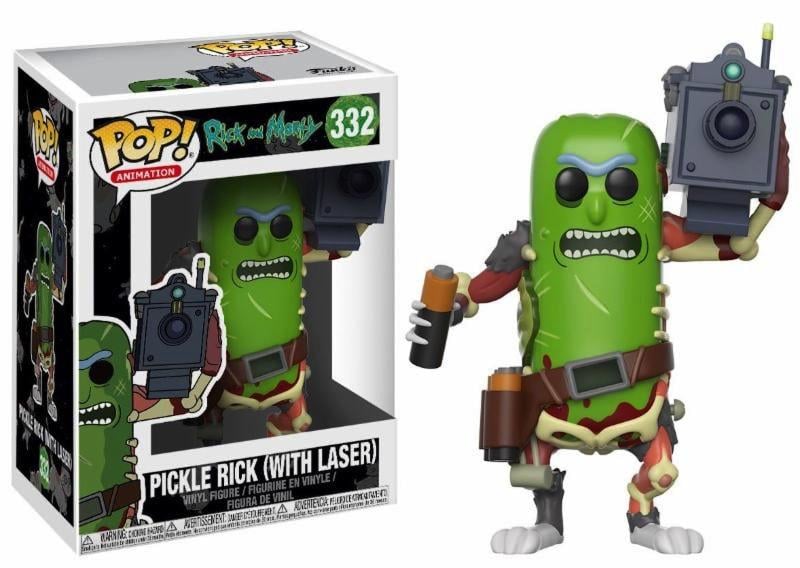Rick and Morty POP! Animation Vinyl Figure Pickle Rick with Laser 9 cm