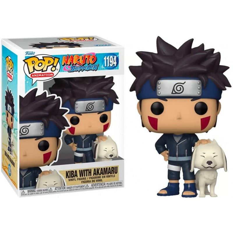 Naruto POP! Animation Vinyl Figure Kiba w/Akamaru 9 cm