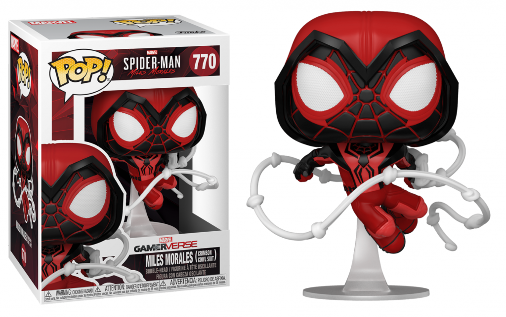Marvel's Spider-Man POP! Games Vinyl Figure Miles Morales Red Suit 9 cm