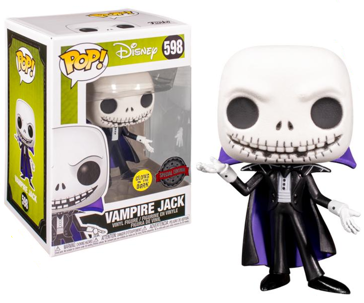 Nightmare before Christmas POP! Disney Vinyl Figure Vampire Jack(GW) 9 cm