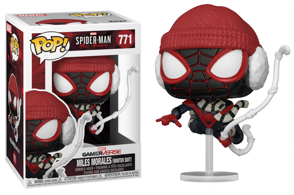 Marvel's Spider-Man POP! Games Vinyl Figure Miles Morales Winter Suit 9 cm