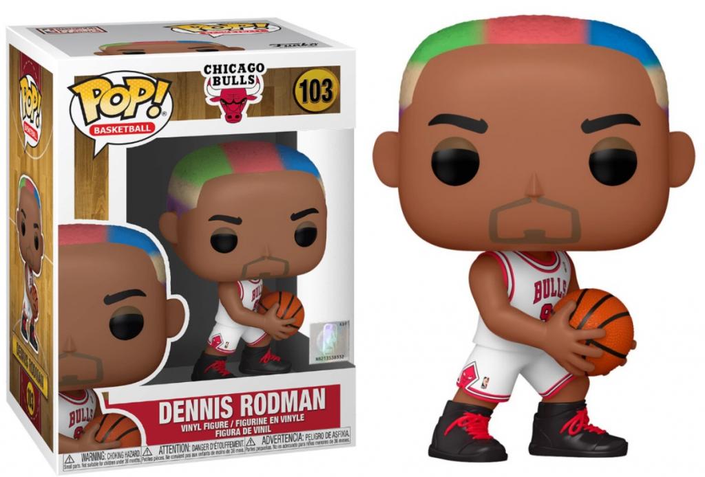 NBA Legends POP! Sports Vinyl Figure Dennis Rodman (Bulls Home) 9 cm