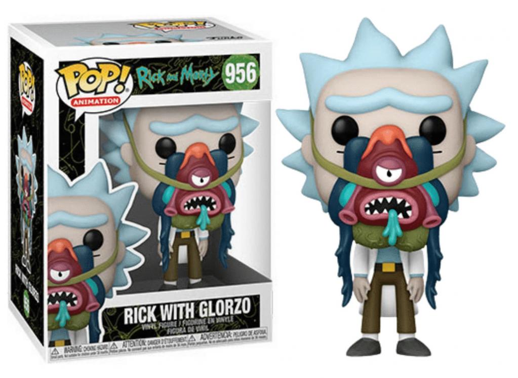 Rick & Morty POP! Animation Vinyl Figure Rick w/ Glorzo 9 cm