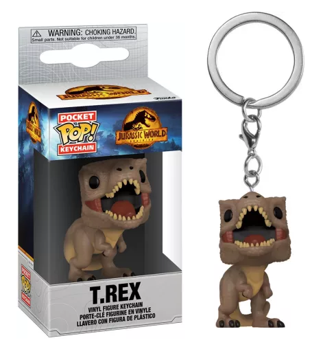 Jurassic World 3 POP! Vinyl Keychains 4 cm T-Rex Display (12)