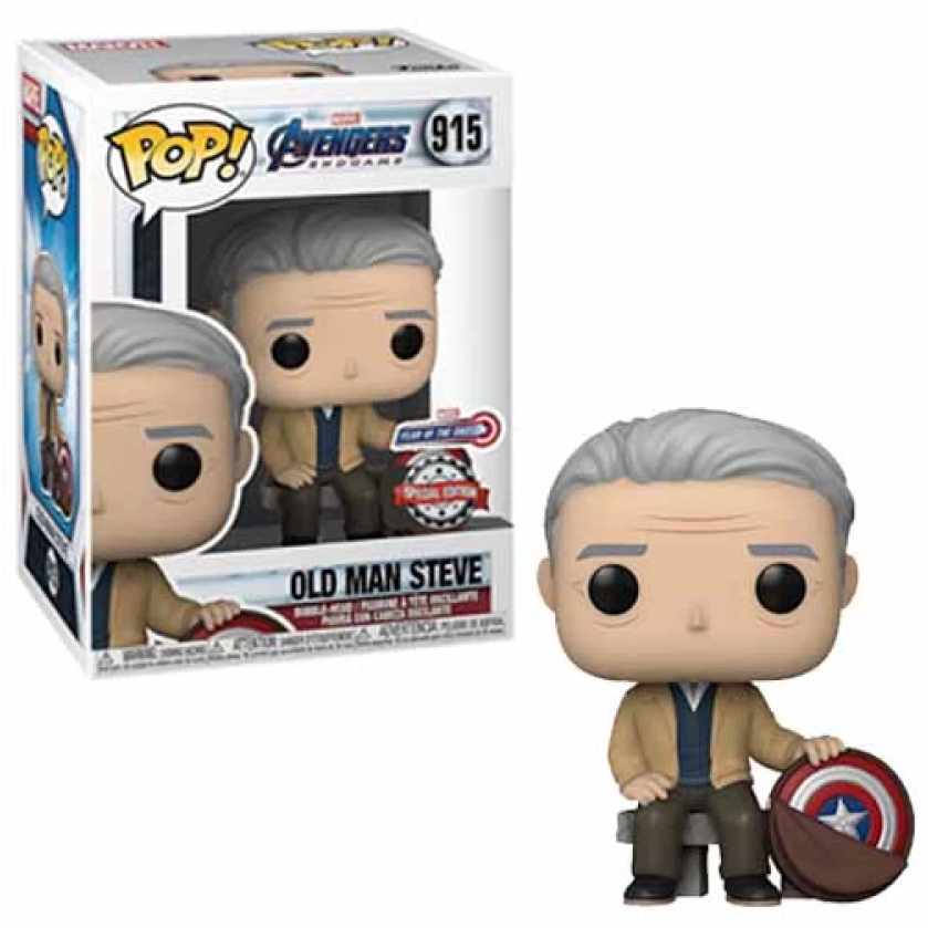 AVENGERS ENDGAME - POP Marvel N° 915 - Steve "Old Man"