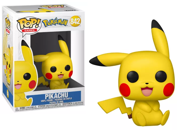 Pokémon POP! Games Vinyl Figure Pikachu Sitting 9 cm