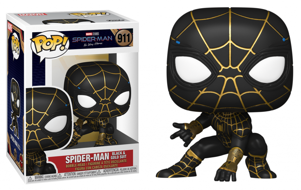 Spider-Man: No Way Home POP! Vinyl Figure Spider-Man (Black & Gold Suit) 9 cm