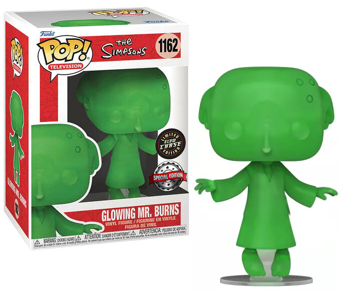 THE SIMPSONS - POP Television N° 1162 - Glowing Mr Burns with Chase