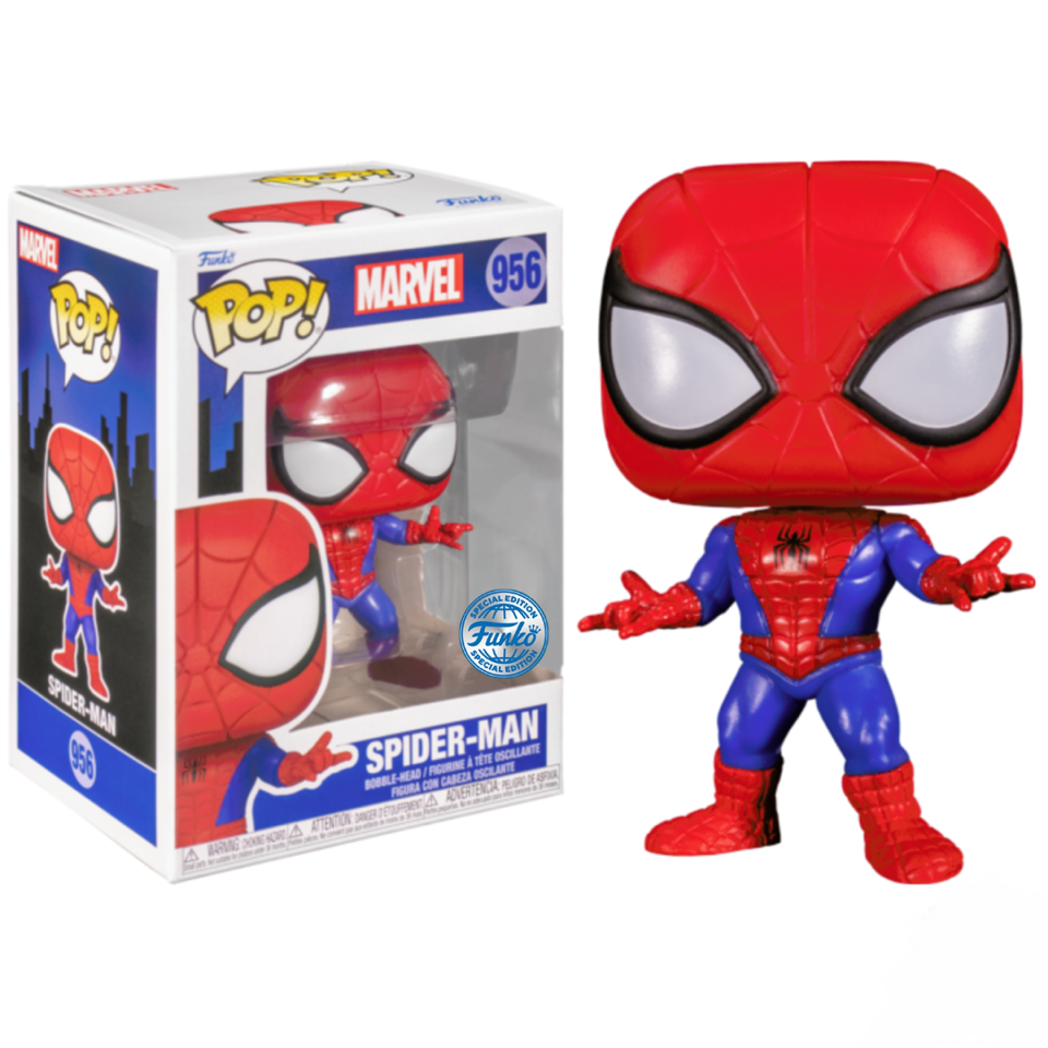 Animated Spiderman POP! Heroes Vinyl Spiderman 9 cm