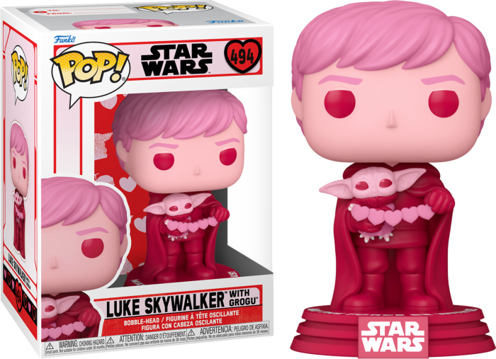 STAR WARS - POP N° 494 - Valentines - Luke & Grogu