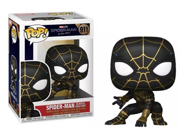 MARVEL - POP Jumbo N° 921 - Spider-Man Black and Gold Suit