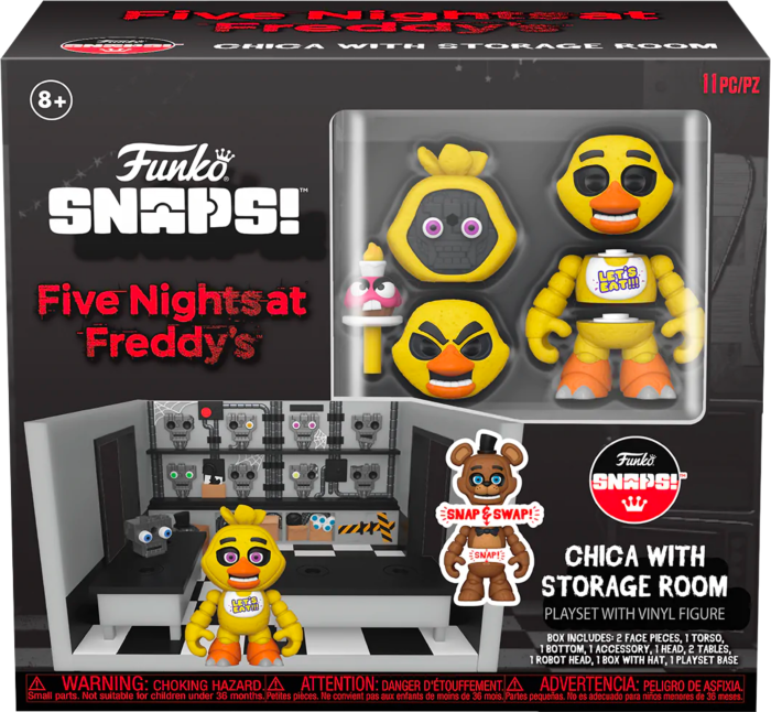 FNAF - Storage Room w/ Chica - Snap Playset Funko