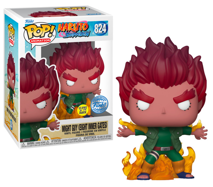 Naruto Shippuden POP! Animation Vinyl Figures Might Guy (Eight Inner Gates) (GW) 9 cm