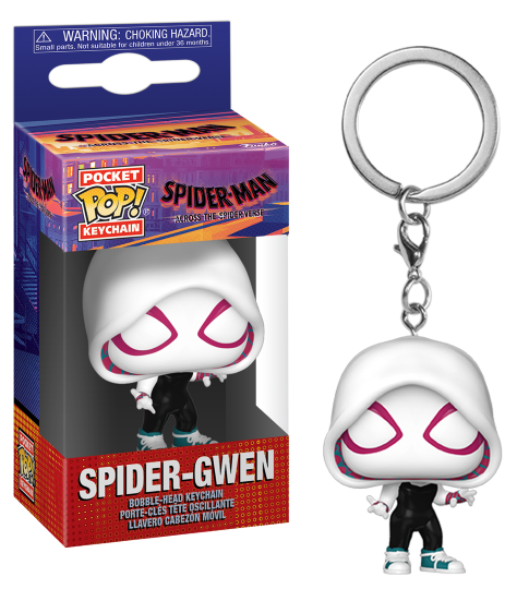 [PREORDER] Spider-Man: Across the Spider-Verse POP! Vinyl Keychains 4 cm Spider-Gwen Display (12)