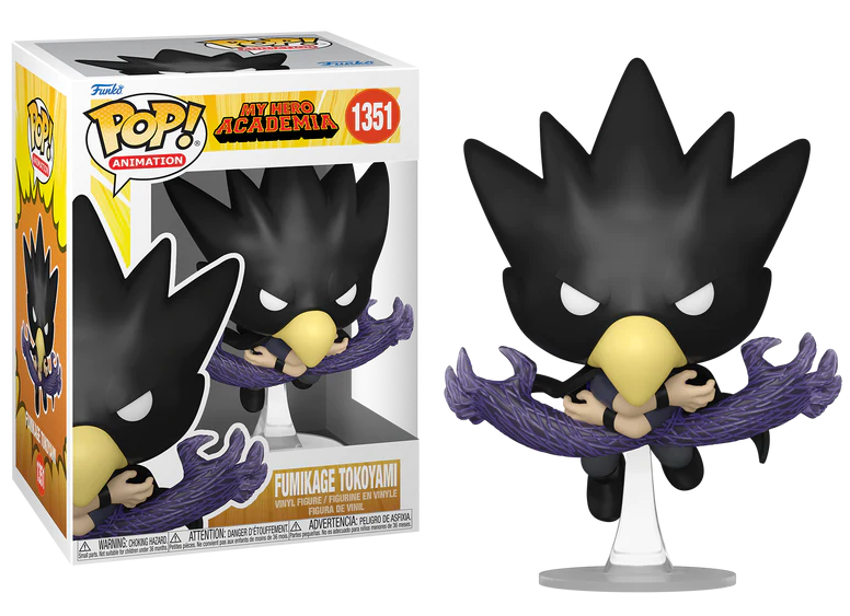 [PREORDER] My Hero Academia POP! Animation Vinyl Figure Tokoyami (FA) 9 cm