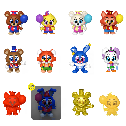 FNAF SECURITY BREACH S2 - Mystery Minis (BOX 12 Figurines)