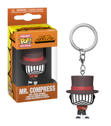 [PREORDER] My Hero Academia POP! Vinyl Keychains 4 cm Mr. Compress (Hideout) Display (12)