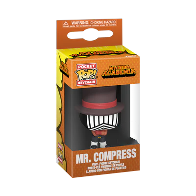 [PREORDER] My Hero Academia POP! Vinyl Keychains 4 cm Mr. Compress (Hideout) Display (12)
