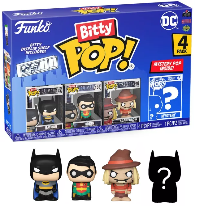 DC Bitty POP! Vinyl Figure 4-Pack Batman 2,5 cm