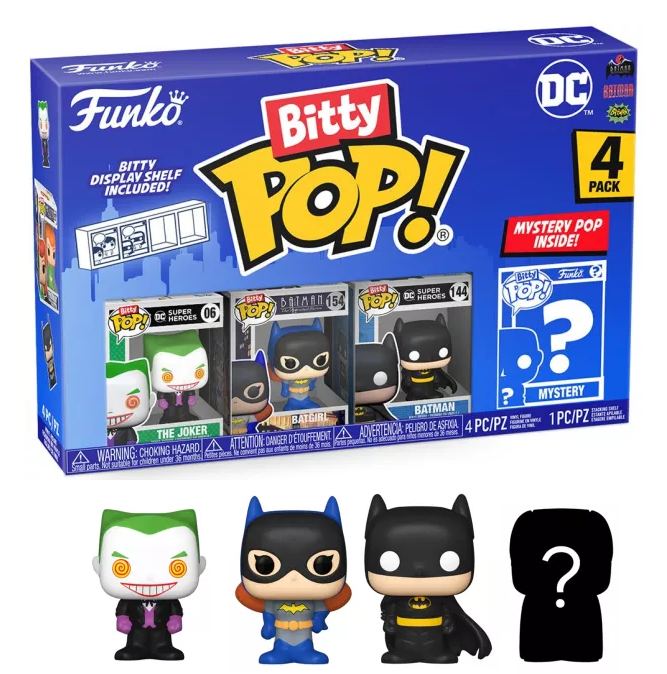 DC Bitty POP! Vinyl Figure 4-Pack The Joker 2,5 cm