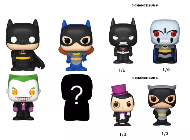 DC Bitty POP! Vinyl Figure 4-Pack The Joker 2,5 cm
