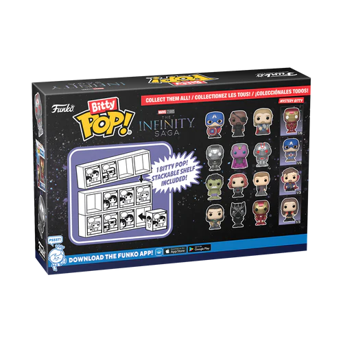 Marvel Bitty POP! Vinyl Figure 4-Pack Hulk 2,5 cm