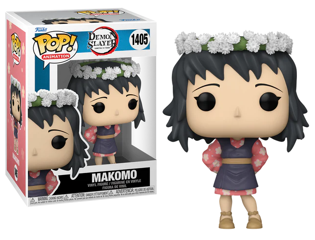 Demon Slayer: Kimetsu no Yaiba POP! Animation Figure Makomo (Flower Headdress) 9 cm