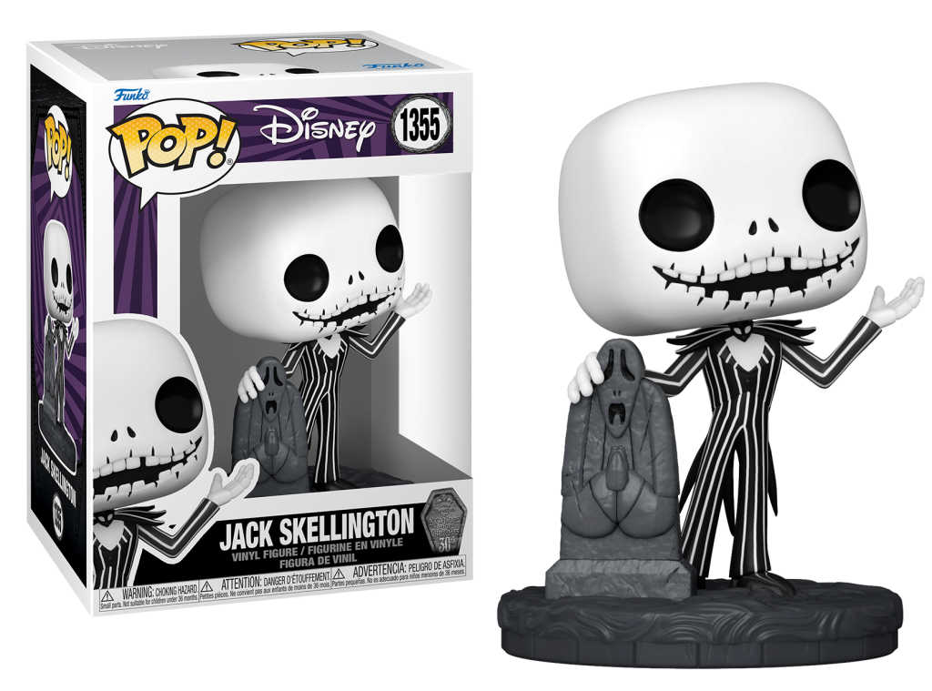 [PREORDER] Nightmare before Christmas 30th POP! Disney Vinyl Figure Jack w/Gravestone 9 cm