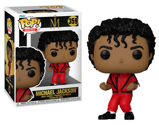 Michael Jackson POP! Rocks Vinyl Figure Thriller 9 cm