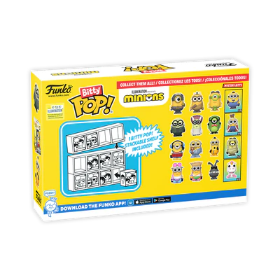 Minions Bitty POP! Vinyl Figure 4-Pack Young Gru 2,5 cm