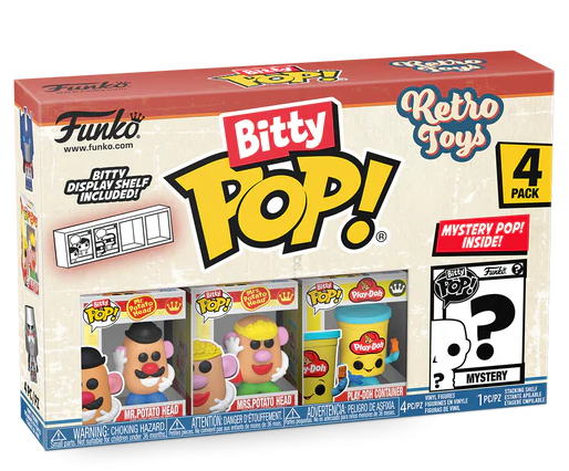 Retro Toys Bitty POP! Vinyl Figure 4-Pack Mr. Potato Head 2,5 cm