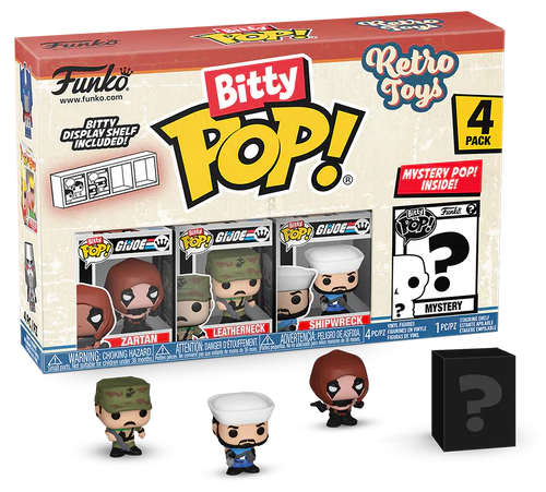 Retro Toys Bitty POP! Vinyl Figure 4-Pack GI Joe 2,5 cm