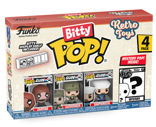 Retro Toys Bitty POP! Vinyl Figure 4-Pack GI Joe 2,5 cm
