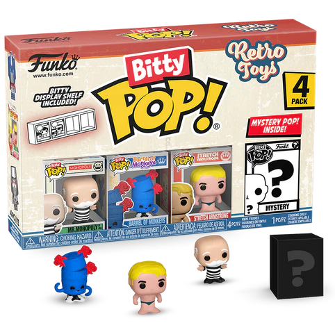 Retro Toys Bitty POP! Vinyl Figure 4-Pack Mr. Monopoly 2,5 cm