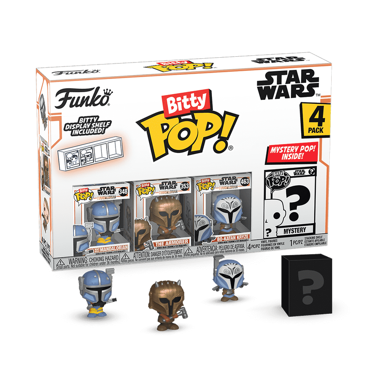 THE MANDALORIAN - Bitty Pop 4 Pack 2.5cm - Heavy Mandalorian
