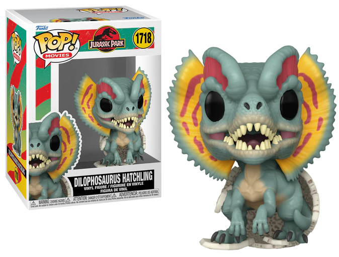 Jurassic Park Hatchling POP! Movies Vinyl Figure Dilophosaurus 9 cm