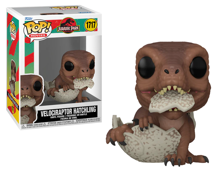 Jurassic Park Hatchling POP! Movies Vinyl Figure Velociraptor 9 cm