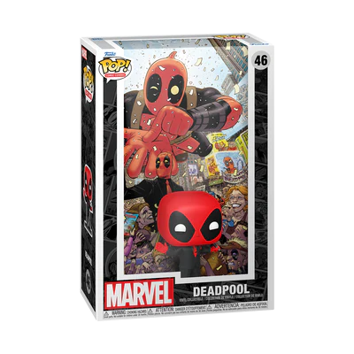 Marvel POP! Comic Cover Vinyl Figure Deadpool (2025) #1 Deadpool in Black Suit 9 cm