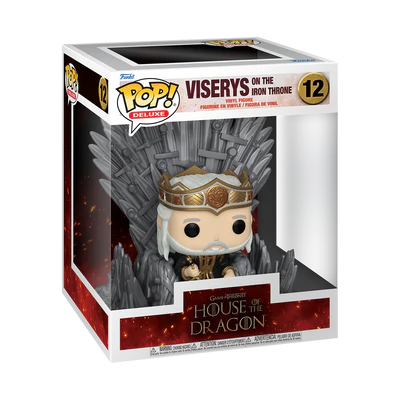 House of the Dragon POP! Deluxe Vinyl Figure Viserys on Throne 9 cm
